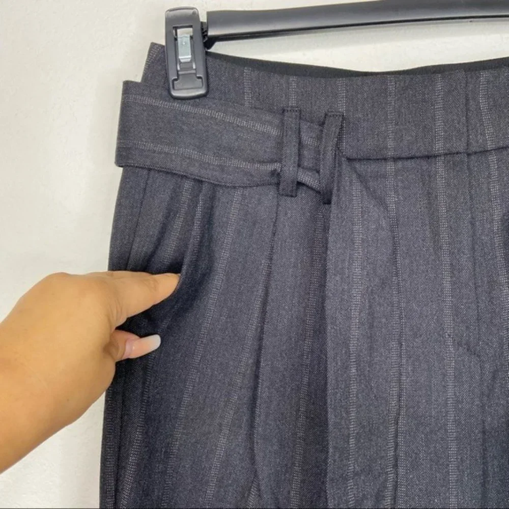 Armani Collezioni Woman’s Gray Wool Pants Size 2 - Picture 4 of 7